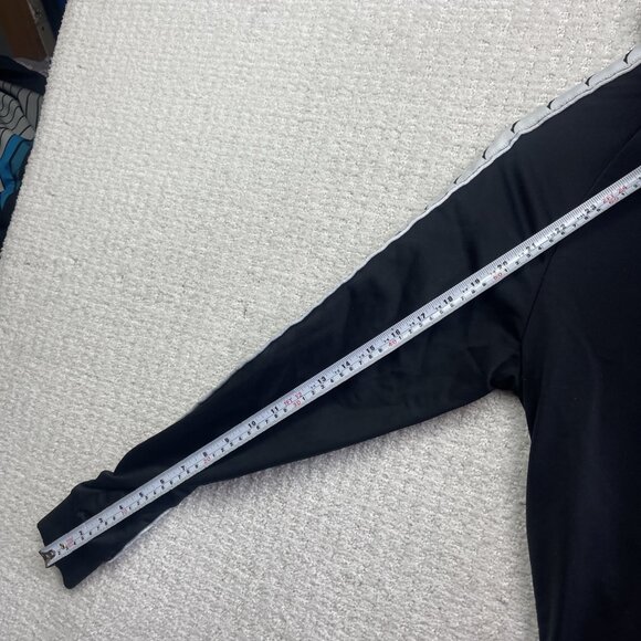 Kappa Black Track Jacket Omini Logo Tape Full Zip Retro Sportswear Women’s Sz S - Picture 10 of 14